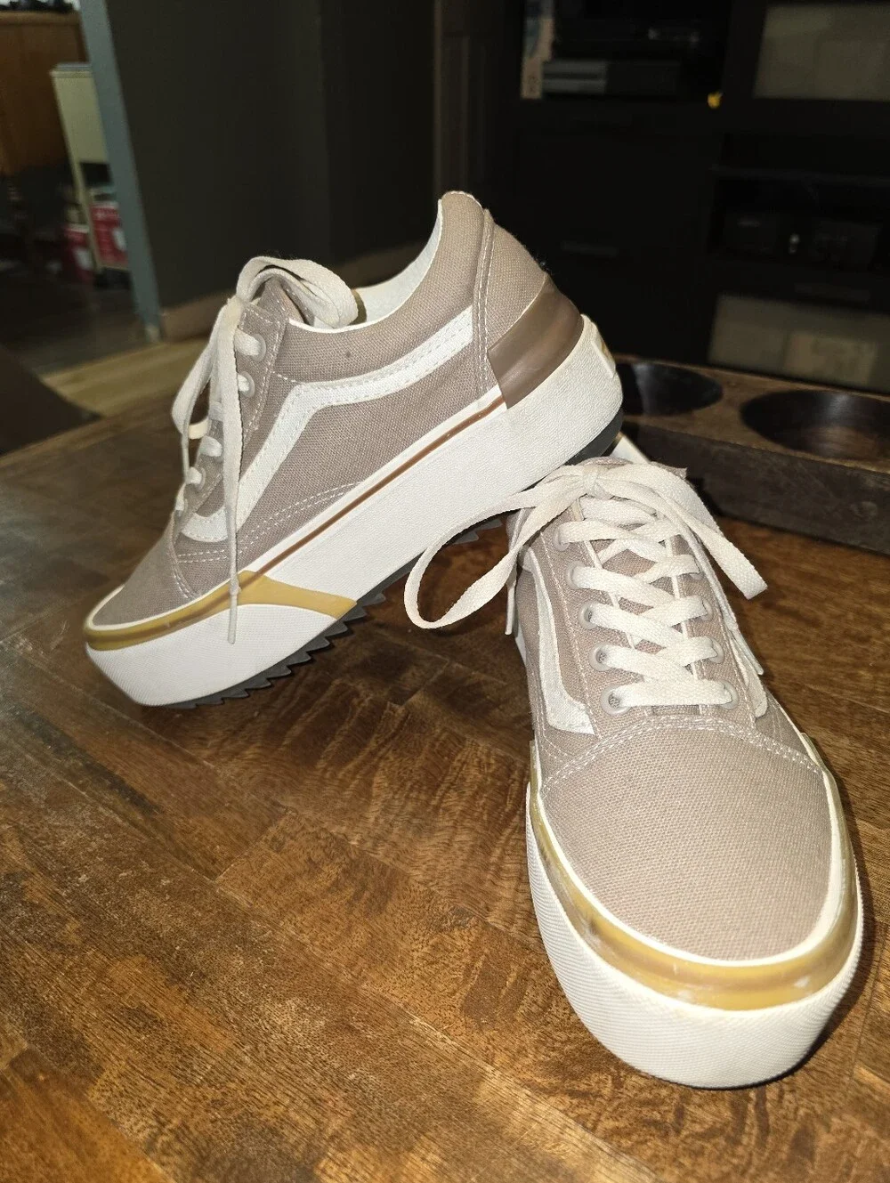 Vans Old Skool Stacked 'Cobblestone' Sz 7.5 Womens